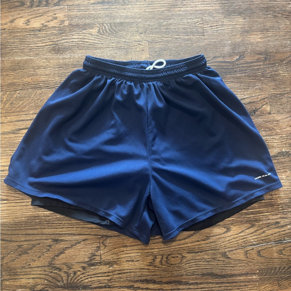 Men's Navy Blue B.O.A Athletic Shorts
